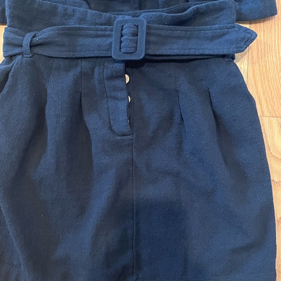 Free People Women’s small black short sleeve blazer with matching skirt - Picture 2 of 14